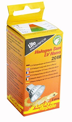 Lucky reptile Halogeen Sun LV Nano 20 W dubbele verpakking, halogeenspot met GU 4 socket