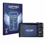 Savvies - Screenprotector voor Canon PowerShot SX740 HS Lite - Folie Beschermfolie transparant 6 Stuks