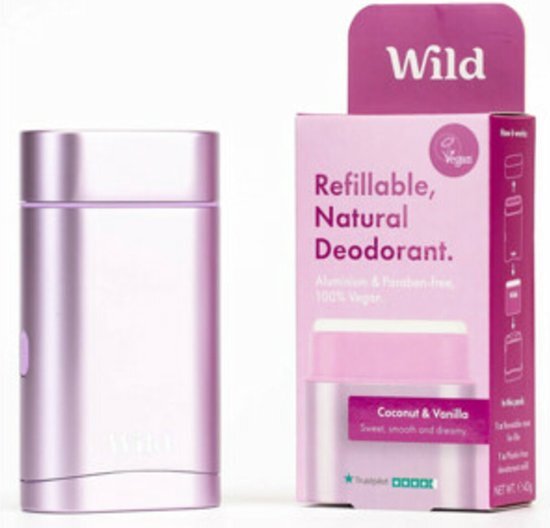 Wild Deodorant Natural Coconut &amp; Vanilla 40 gr