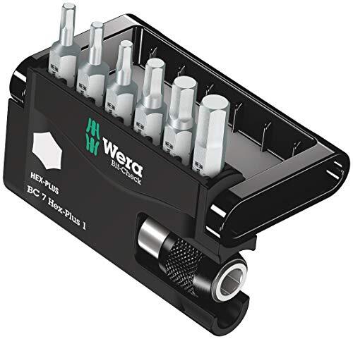 Wera Bit-Check 7 Hex-Plus 1 zeskant 7-delig, 1 stuk, 056168