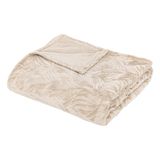 Atmosphera Roy plaid 180 x 230 cm Polyester Beige