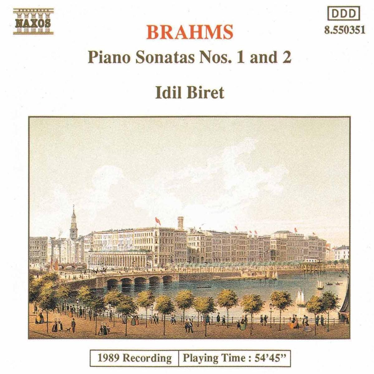 OUTHERE Johannes Brahms: Sonate Per Piano Nr 1 Opus 1 Nr 2 Opus 2 - CD