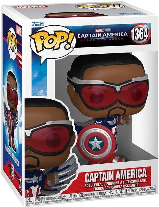 Funko Pop Marvel: Captain America: Brave New World - Captain America Funko Pop #1364