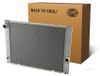 HELLA Radiateur refroidissement moteur Ailettes de refroidissement brasées 605 - 470 mm