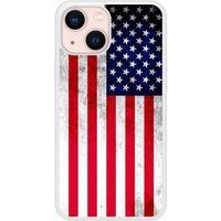 Apple iPhone 13 Drapeau usa Verstevigd hoesje met sublimatie bedrukking