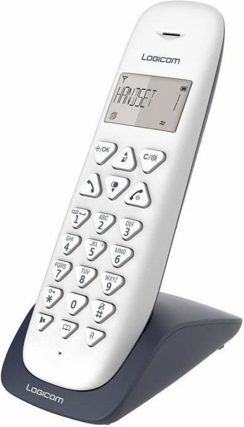 Logicom VEGA 155T - Snoerloze telefoon met nummerherkenning - DECT - taupe