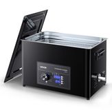 VEVOR Ultrasone Reiniger, Professioneel Ultrasoon Reinigingsapparaat met Draaiknopbediening, 30 Liter, Reinigingsapparaat met Mandje en Reinigingsbal, Ultrasoon Reiniger voor Horloges, Scheermesjes, Sieraden en Munten.
