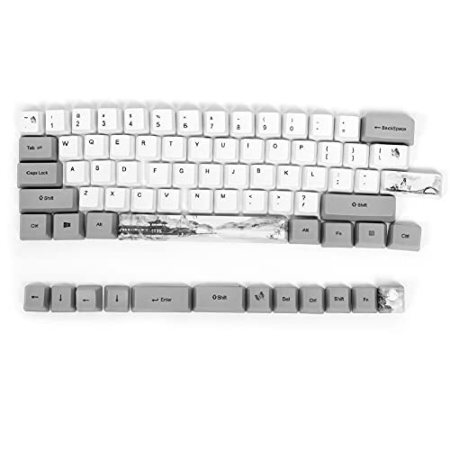 Hopcd Vijfzijdige Geverfde Anime Stijl PBT Mechanische Toetsenbord Vervanging Bouton Keycaps Set DIY Sublimatie PBT Keycaps - 73PCS(Inkt)