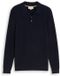 Tom Tailor Gebreide trui met polokraag - Maat L - sky captain blue