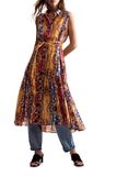 Desigual Damesjurk Lacroix Kort Polyester Bruin/Geel Printopdruk XS