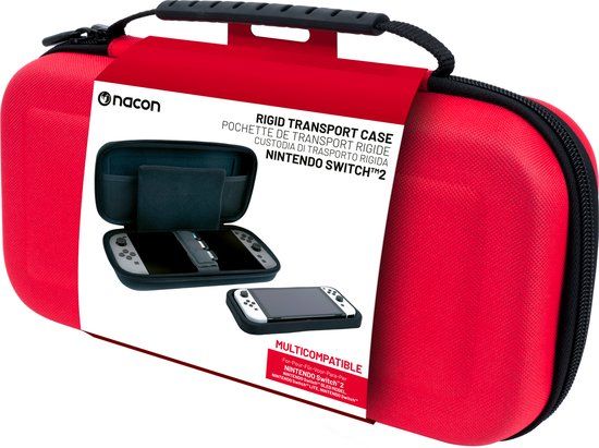 NACON Stevige Beschermhoes Voor Nintendo Switch 2 - Rood