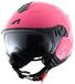 Astone Helmets MINIJET S SPORT monocolor - compacte casque de moto look sport - Casque de scooter mixte - Casque van polycarbonaat - glanzend roze S