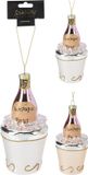 Nampook Champagne soft color hangdeco kerstversiering