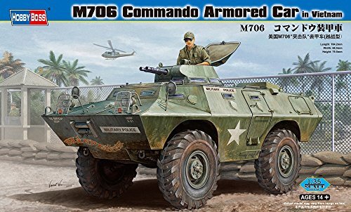 Hobbyboss 1:35 Schaal"M706 Commando gepantserde auto in Vietnam" Montagekit