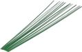 HBX Natural Living Binddraad/wikkeldraad - 40x st - groen - 400 mm x 0,6 mm - hobbydraad/bloemendraad