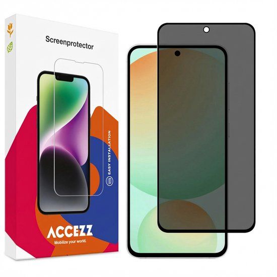 Accezz Gehard Glas Privacy Screenprotector voor Samsung Galaxy A36 / A56 / S24 FE / A37