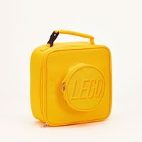 LEGO Lunchtas in de vorm van een steen - vurig oranje