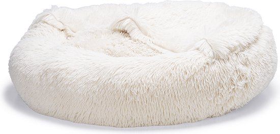 Beeztees Yala Hondenmand Pluche Beige 70 cm