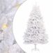 vidaXL Kunstkerstboom 300 LED's PVC en Staal Wit