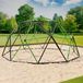 VESKA DomeClimber Kinder Klimkoepel 360x360x180cm, Geodome 12FT - Antraciet/Groen