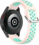 By Qubix - Siliconen Smartwatch Bandje 20mm voor Garmin Vivomove (HR) - Roze/Turquoise