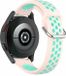 By Qubix - Siliconen Smartwatch Bandje 20mm voor Garmin Vivomove (HR) - Roze/Turquoise