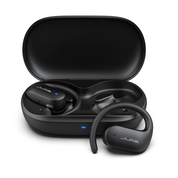 JLab Open Sport True Wireless Earbuds - Bluetooth 5.1 - In-ear - Black