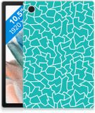 B2Ctelecom Samsung Galaxy Tab A8 2021/2022 Tablethoes Cracks Blue