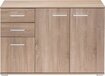 Casaria Dressoir Alba - 3 Deuren 2 Laden MDF - 107x75x35 cm Eiken