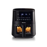 Ariete 4633 luchtfriteuse, 4 liter, 1400 W, capaciteit 4 l, 9 programma's, shake en grillfunctie, temperatuur tot 200 °C, zwart
