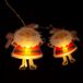 Delight HomeShopXL LED lichtsnoer - Kerstman - 10 LED - 1,35 meter - warmwit - 2 x AA