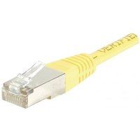 deXlan - Verbindingskabel - RJ-45 (M) naar RJ-45 (M) - 7 m - STP - CAT 5e - geel