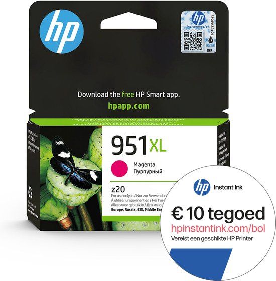 HP 951XL - Inktcartridge Magenta - 8720254994451