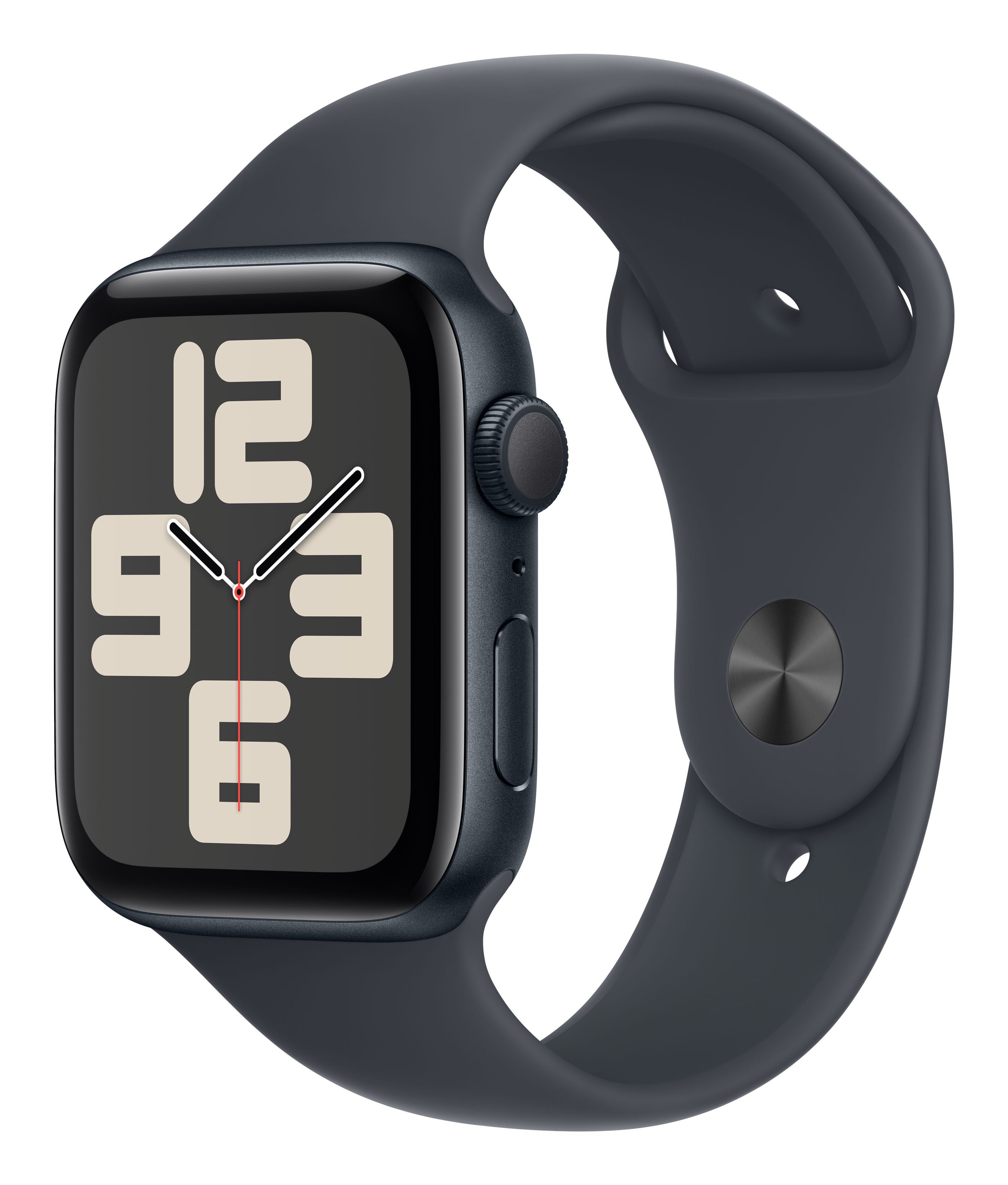 Apple Watch SE 2024 44mm - Midnight Aluminium Case with Midnight Sport Band - S/M