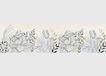 AG Design AWB 8420 Zelfklevende bloemenrand, zelfklevende decoratie voor muren, meubels, behang, wandbekleding en deuren, folie, meerkleurig, breedte 500 cm x hoogte 14 cm