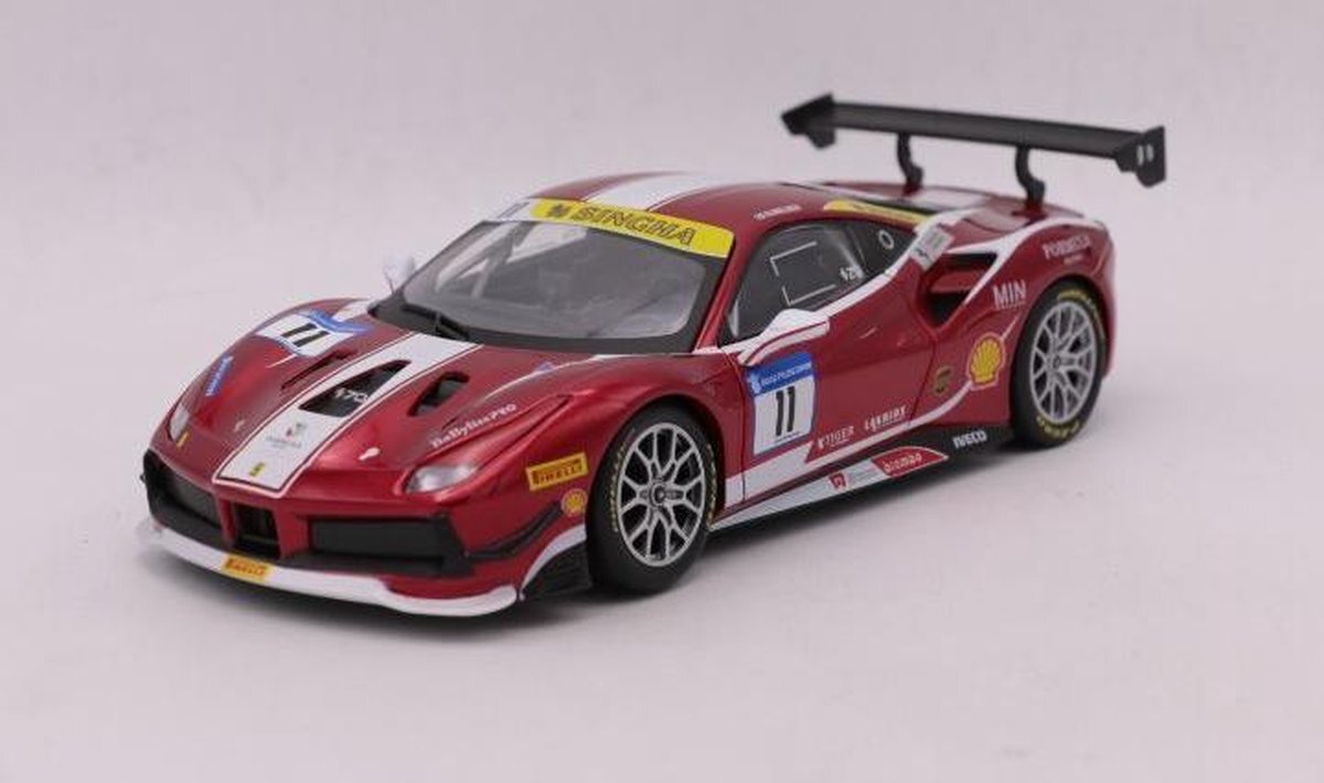 Ferrari Ferrari 488 Challenge No.11 Formula Racing Mugello 2017 (N. Nielsen) 1:24