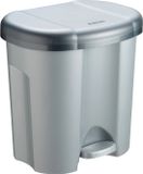 Rotho Duo afvalscheider 2x10L - zilver