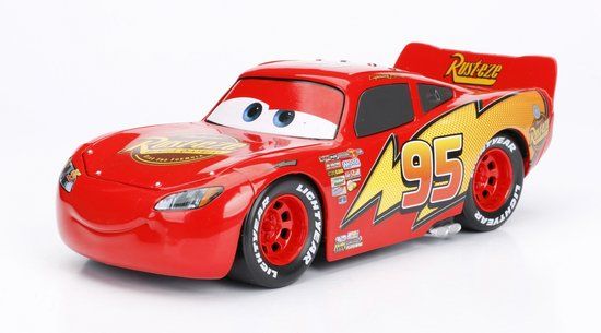 Jada Toys Disney Cars Lightning McQueen 1:24 Die-Cast Car - Red