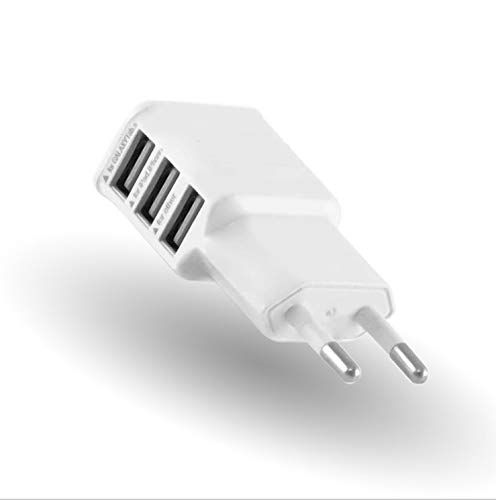 Shot Case USB-adapter voor Xiaomi Mi Mix 3 - 3-voudig wandstopcontact - wit
