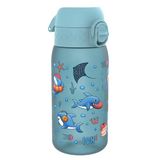 ION8 Kinder Waterfles, 350 ml/12 oz, Lekvrij, Makkelijk te Openen, Veilige Vergrendeling, Vaatwasserbestendig, BPA-vrij, Draaghendel, Makkelijk Schoon te Maken, Geurvrij, Haaien
