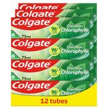 Colgate Dentifrice Fraîcheur Chlorophylle Protection Émail 12 x 75 ml