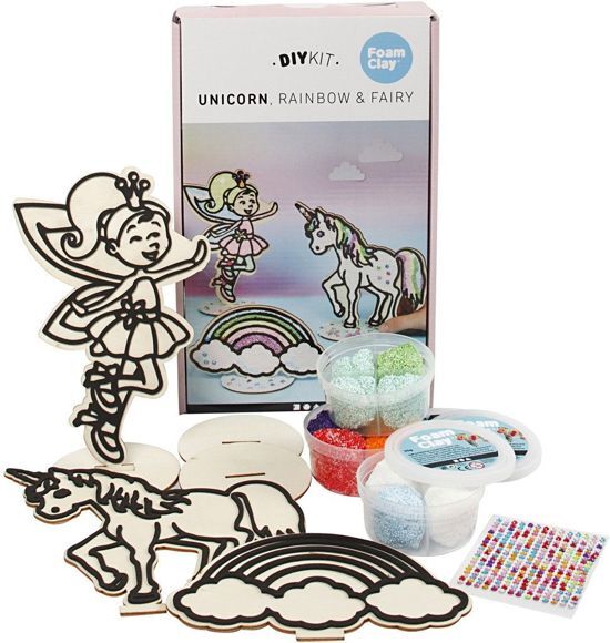 Foam Clay Themaset Fee met Unicorn 1 set