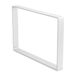Amig Rechthoekige plankdrager – 211 × 311 × 30 mm – staal wit