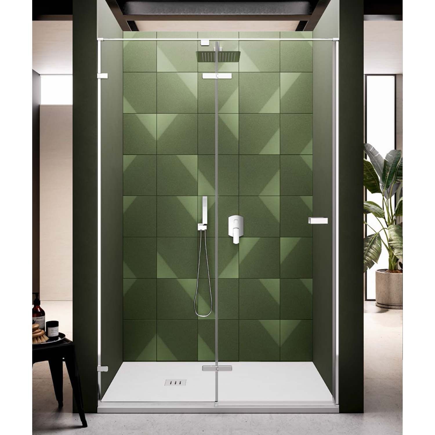 Lacus Nisdeur lacus s.pietro 140x200 tweedelig chroom