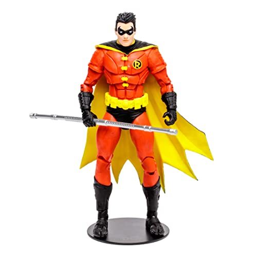 Mcfarlane Actiefiguur DC Multiverse - Robin Tim Drake variant pak rood (gouden label) meerkleurig TM15339