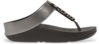 FitFlop Halo Bead-Circle Metallic Toe-Post Sandals ZWART - Women's Size 36