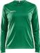 Craft Squad Jersey Solid LS W 1906885 - Team Green - XXL