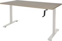 Schaffenburg Prof Desk Bureau Pendolo basic 160x80 cm, Robson Eiken, Wit