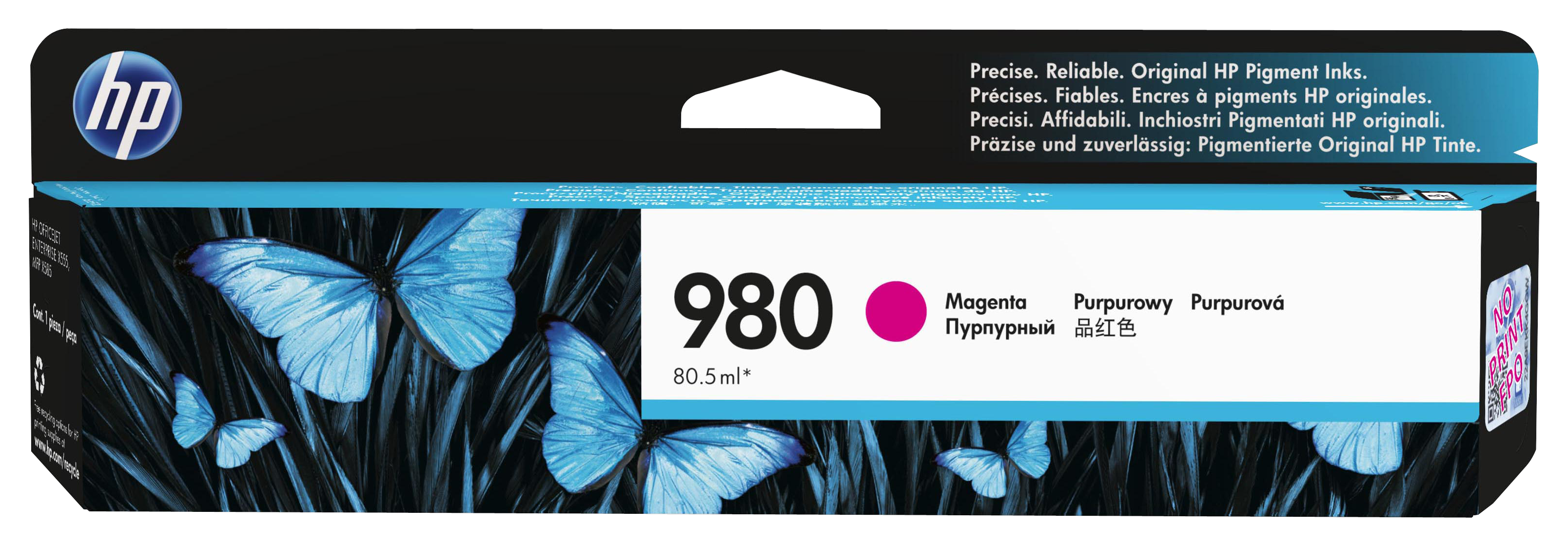 HP 980 originele magenta inktcartridge single pack / magenta
