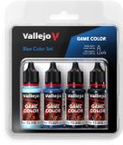 Vallejo Hobbyverf Acrylverf - 72376 Game Color - Blue Color Set - Acryl Set Verf set - 4x 18 ml